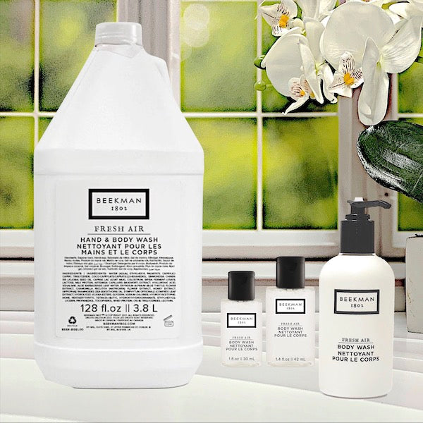 Beekman 1802 Luxury Hotel Body Wash in 4 Sizes | GuestOutfitters.com