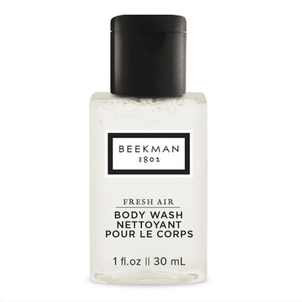 Beekman 1802 Fresh Air 1 oz. Body Wash Bath Toiletry Supplies for Hotels and Vacation Rentals | GuestOutfitters.com