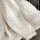 Luxuriously Soft Fleece Throw Blankets in classic white | GuestOutfitters.com