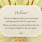 Customizable Laminated Terra Botanics Welcome Cards for Airbnb Vacation Rentals | GuestOutfitters.com