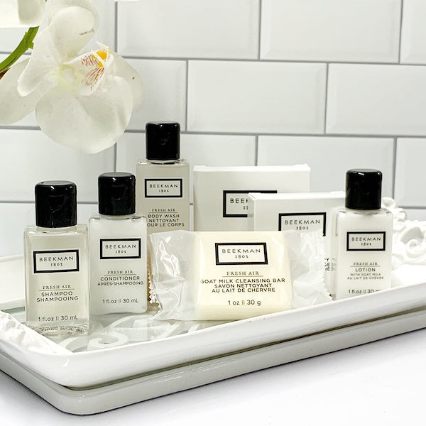Beekman 1802 Fresh Air Hotel Size Vacation Rental Bath Toiletries | GuestOutfitters.com 