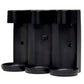 Beekman 1802 Eco Eclipse wall mounted triple 8.5 oz. bottle bath dispenser bracket for Vacation Rentals and Hotels | GuestOutfitters.com