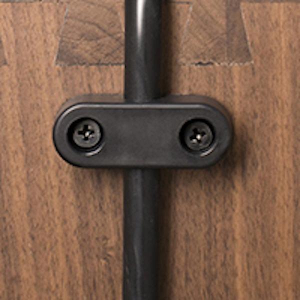 C-Clamp Bracket Secures Alarm Clock to Furniture at Hotels and Vacation Rentals | GuestOutfitters.com