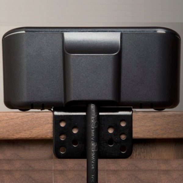 Mini Desktop Power Cube Mounting Bracket for Vacation Rentals | GuestOutitters.com