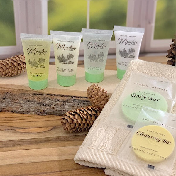 Mountain Breeze Hotel Sized Bath Soap Bar Supplies for Airbnb Vacation Rentals | GuestOutfitters.com