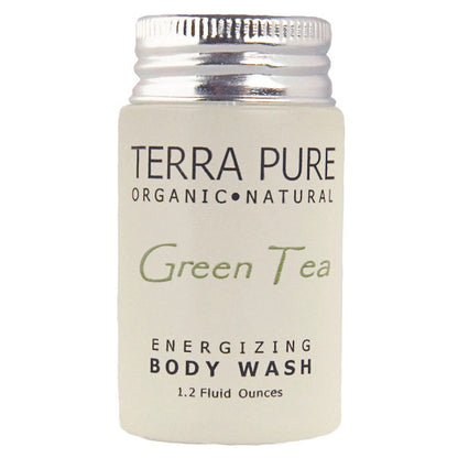 Terra Pure Green Tea Hotel Size Body Wash for Vacation Rentals | GuestOutfitters.com
